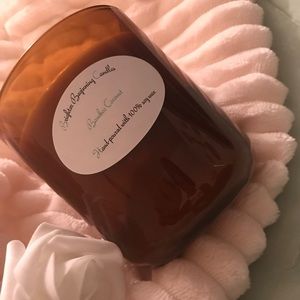 Bamboo coconut scented candle